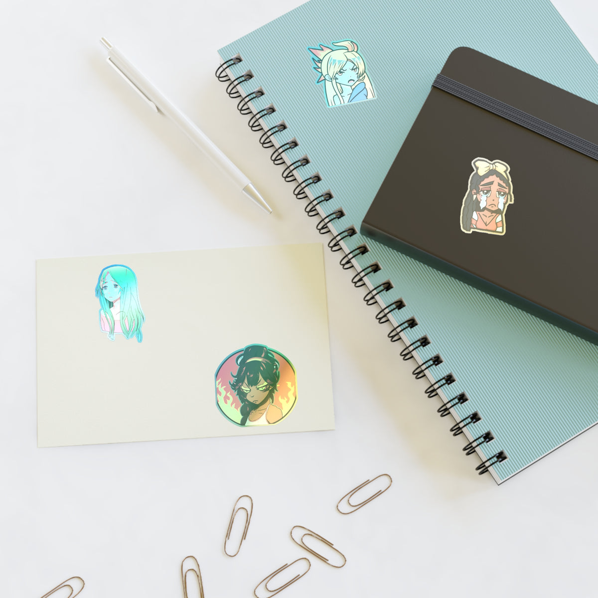She’s a sticker sheet