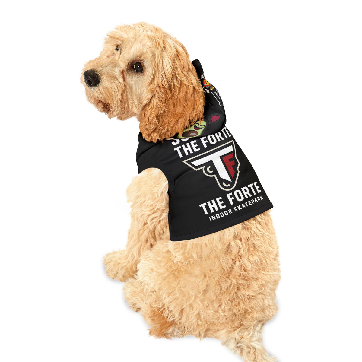 Pets that Shred, Support the Forte Dog hoodies