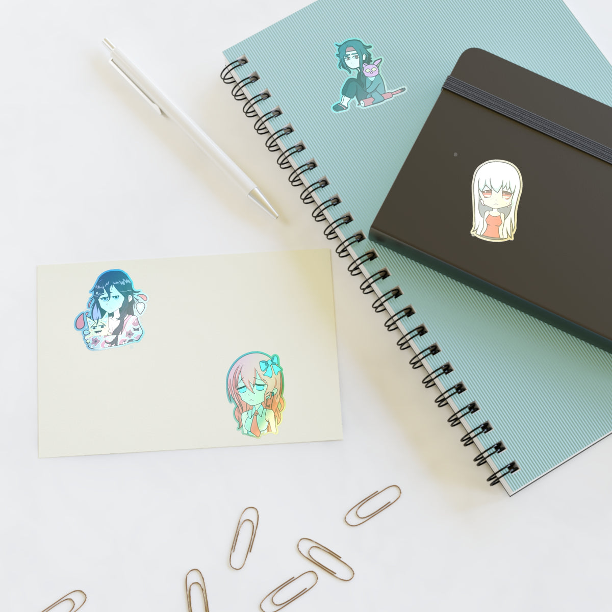Anime Character Sticker Sheets