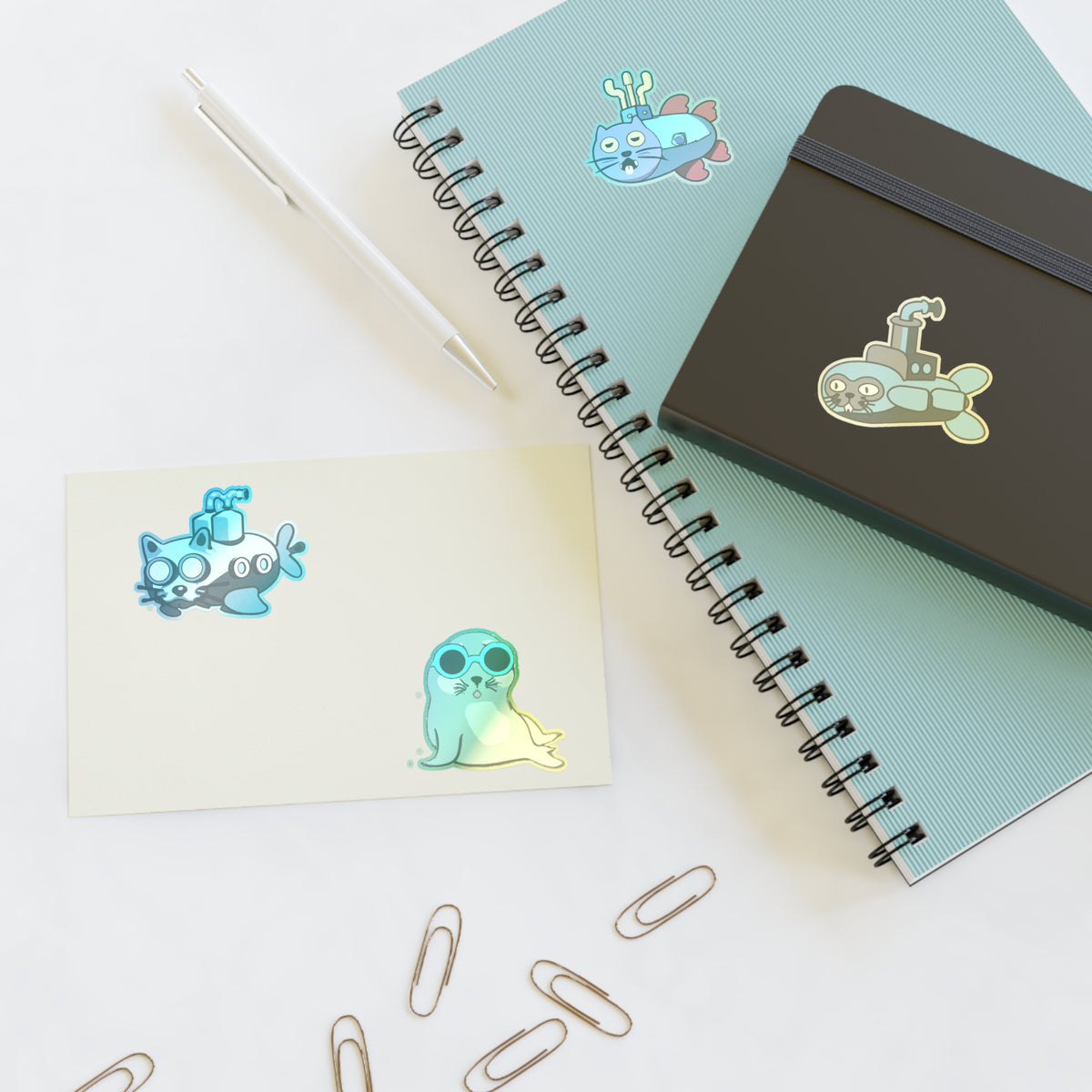 Cat Sub Sticker Sheet