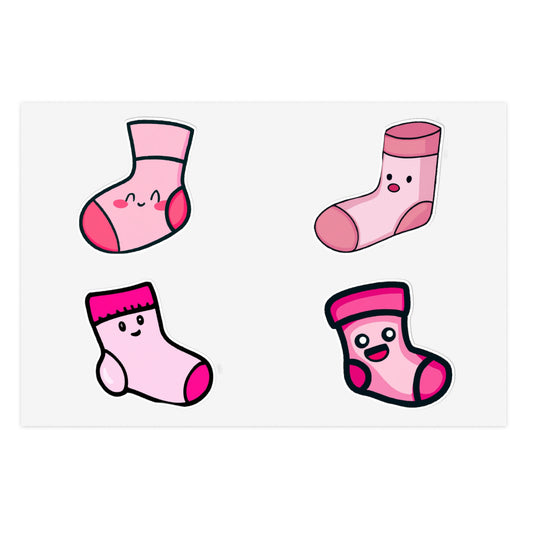 Im a cute sock. Sticker sheet