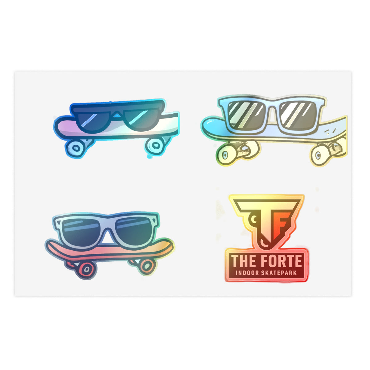 Skate shades stickers