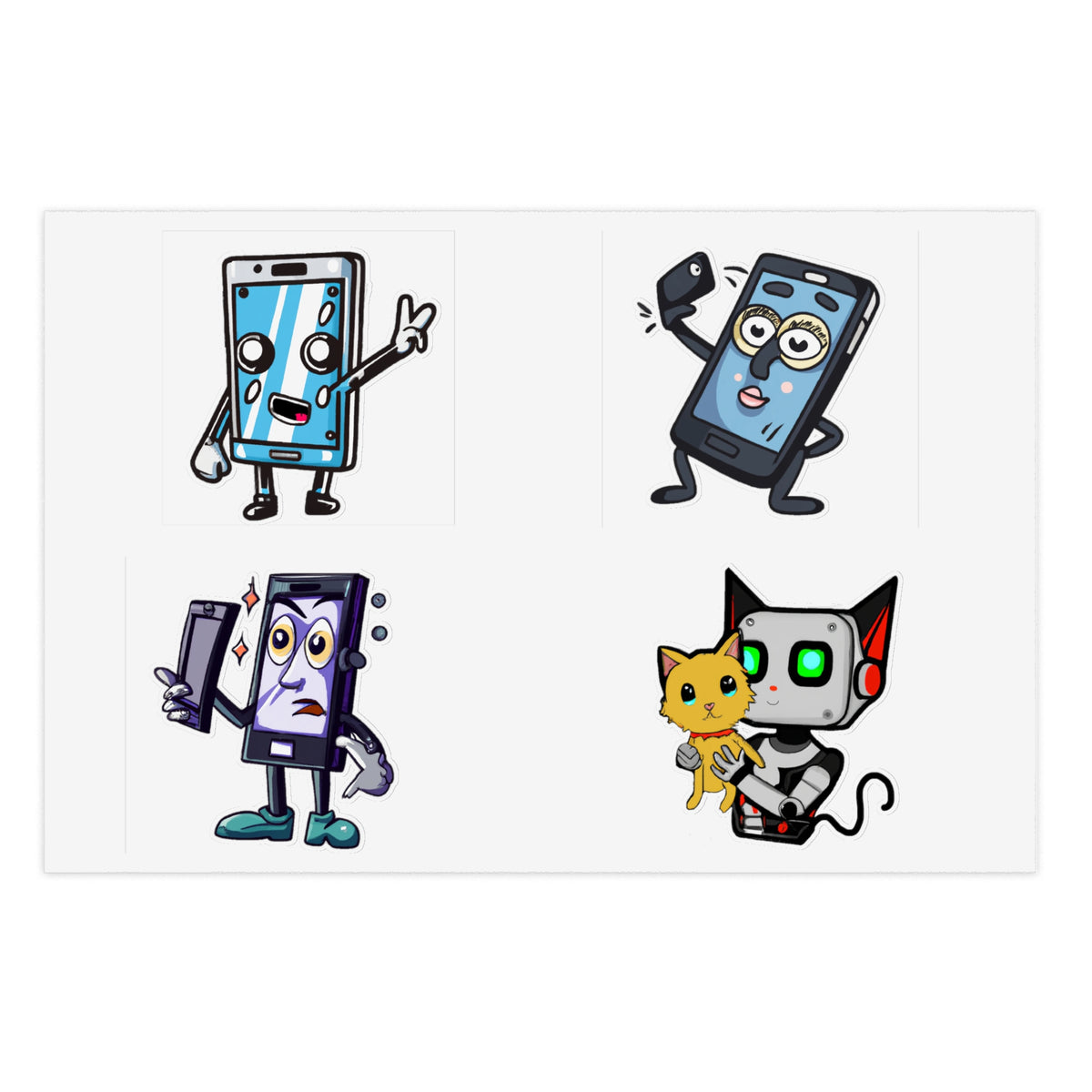 Phone Selfie Stickers