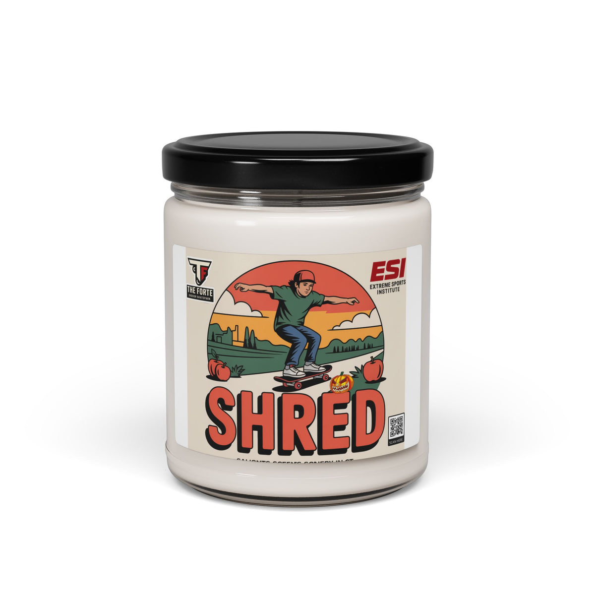 SHRED Candle. Scents of Bail! I mean Fall