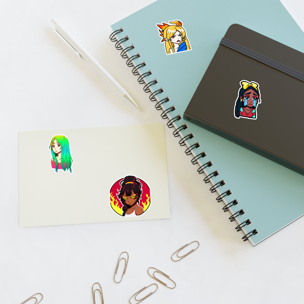 She’s a sticker sheet