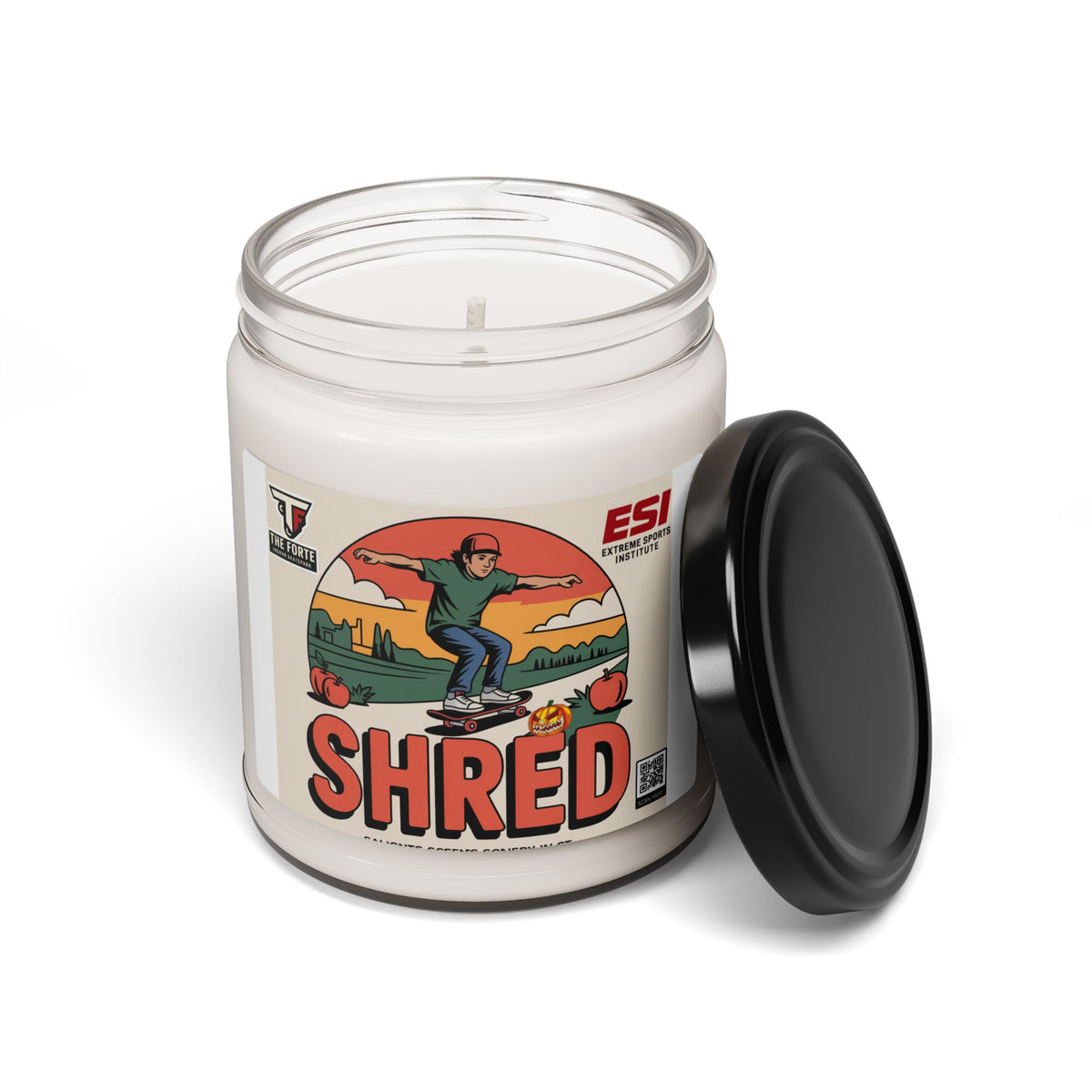 SHRED Candle. Scents of Bail! I mean Fall