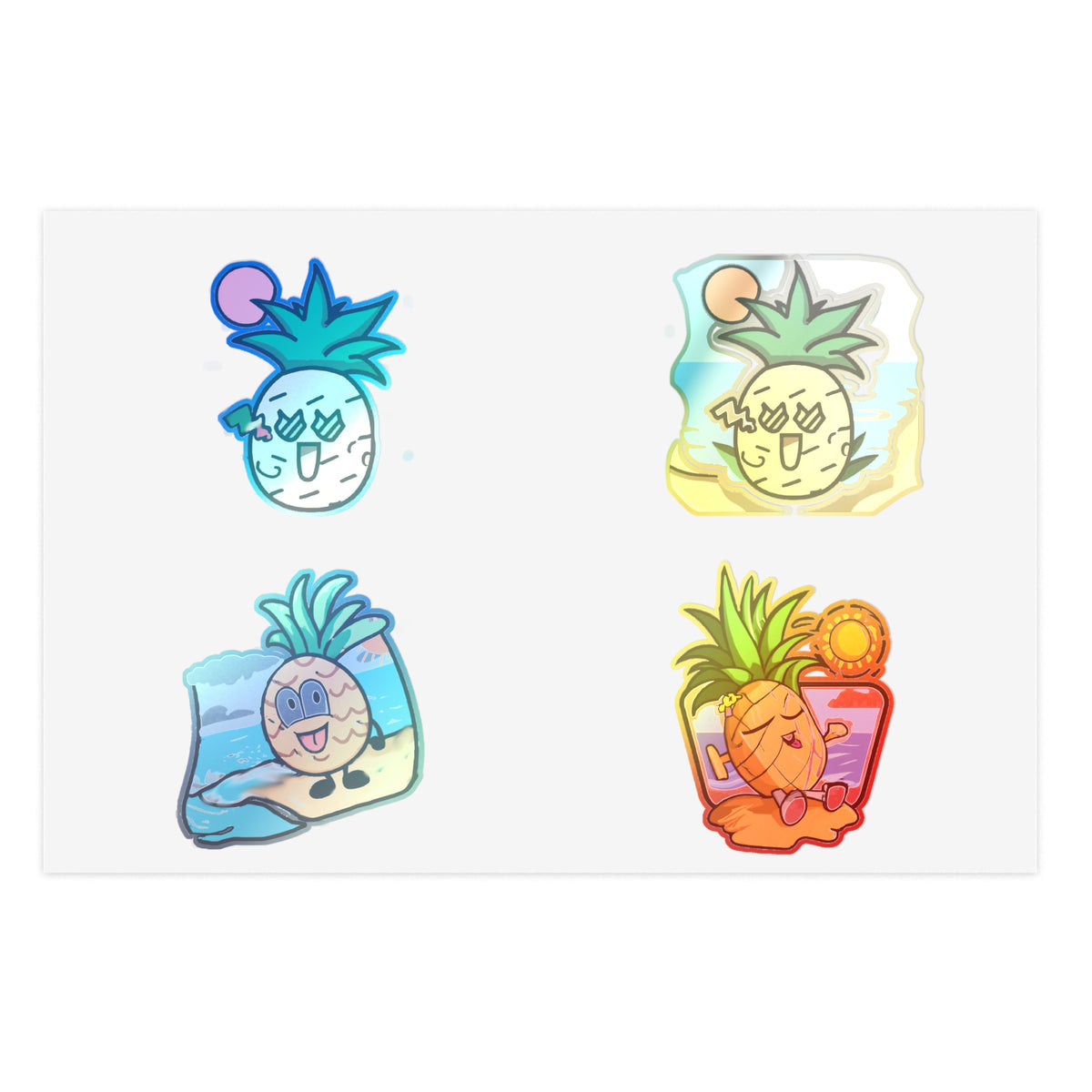 Chill Pineapple stickers