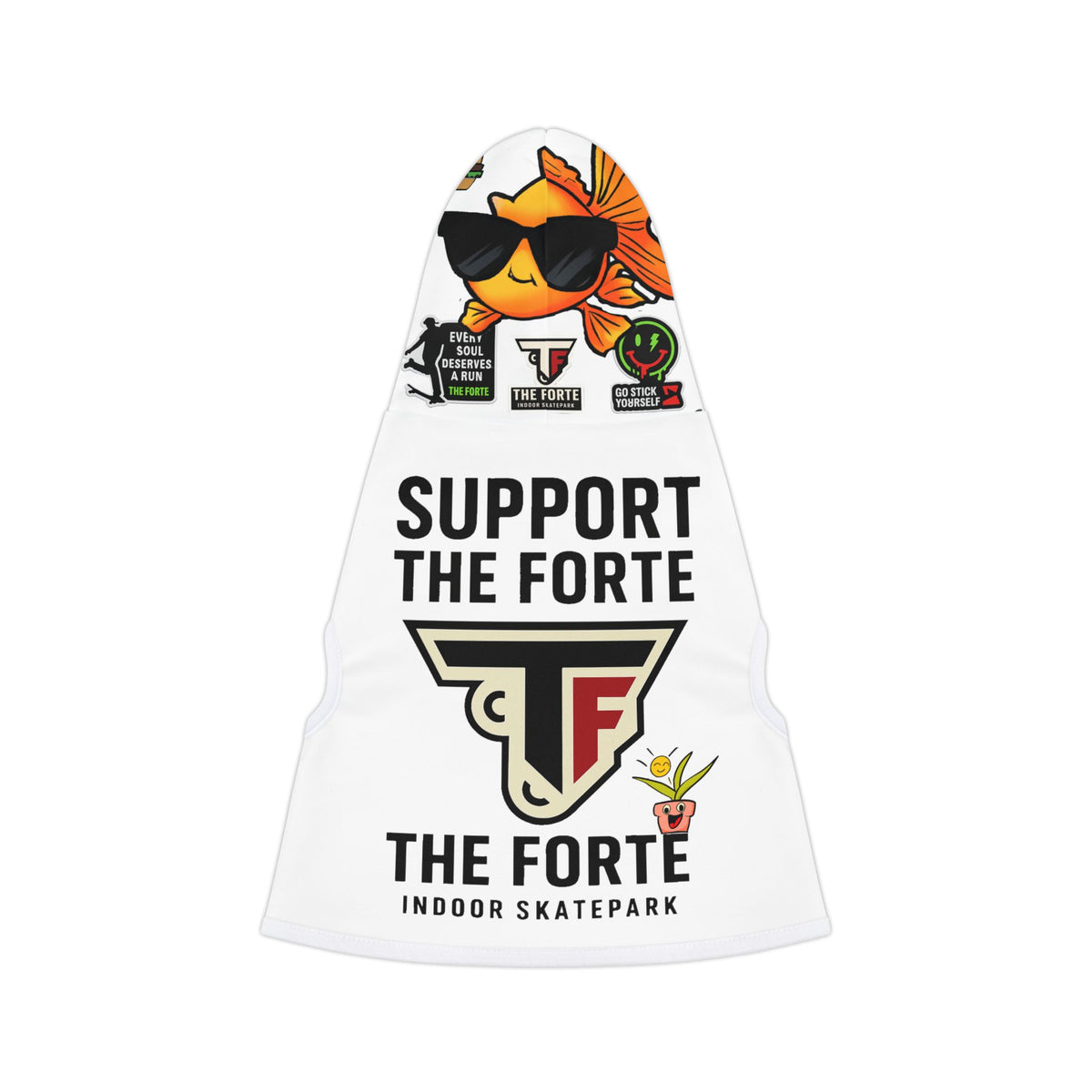 Pets that Shred, Suport The Forte hoodie.