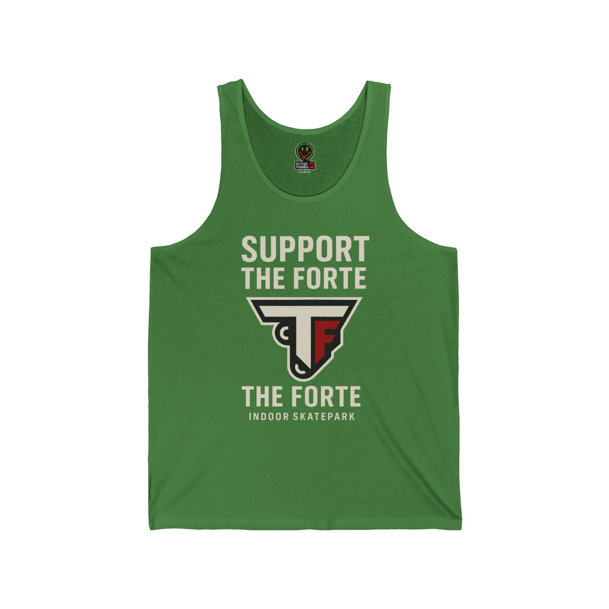 Unisex Jersey Tank Top - Support The Forte Indoor Skatepark,