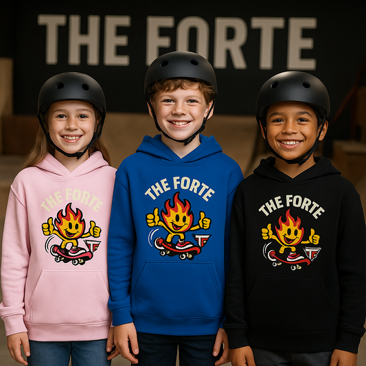 Kid Support The Forte Flame Skate Hoodie