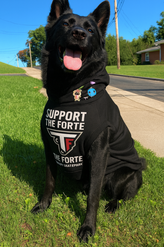 Pets that Shred, Support the Forte Dog hoodies