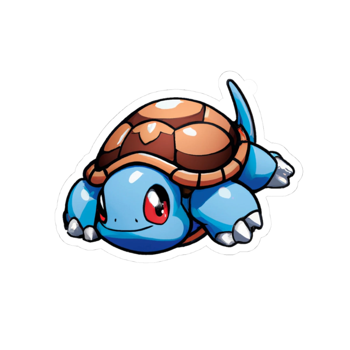 Cute Turtle Kiss-Cut Stickers, Perfect for Laptop, Water Bottle,