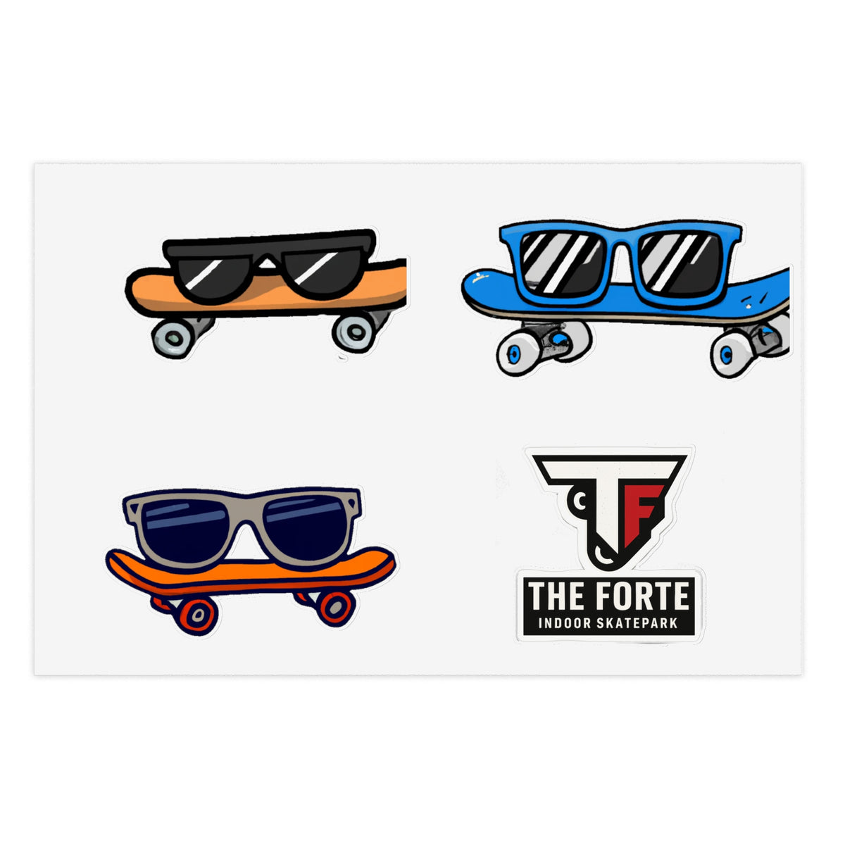Skate shades stickers
