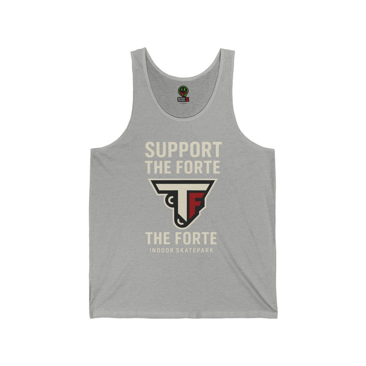 Unisex Jersey Tank Top - Support The Forte Indoor Skatepark,