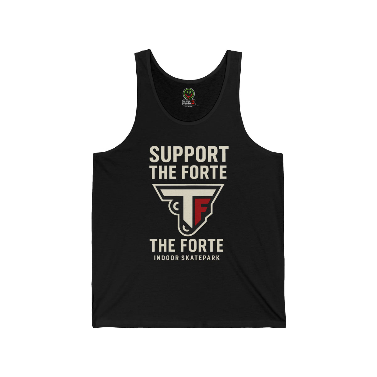 Unisex Jersey Tank Top - Support The Forte Indoor Skatepark,