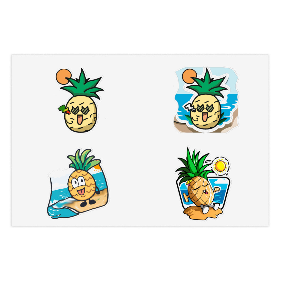 Chill Pineapple stickers