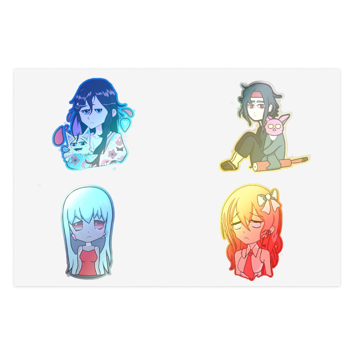 Anime Character Sticker Sheets