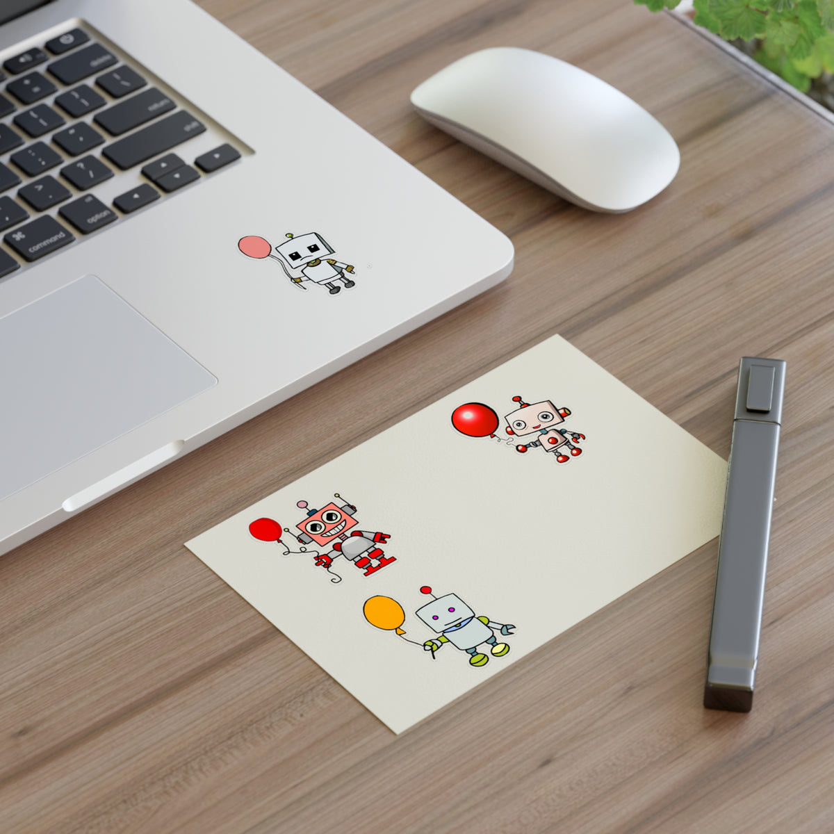 Playful Robot Sticker Sheet