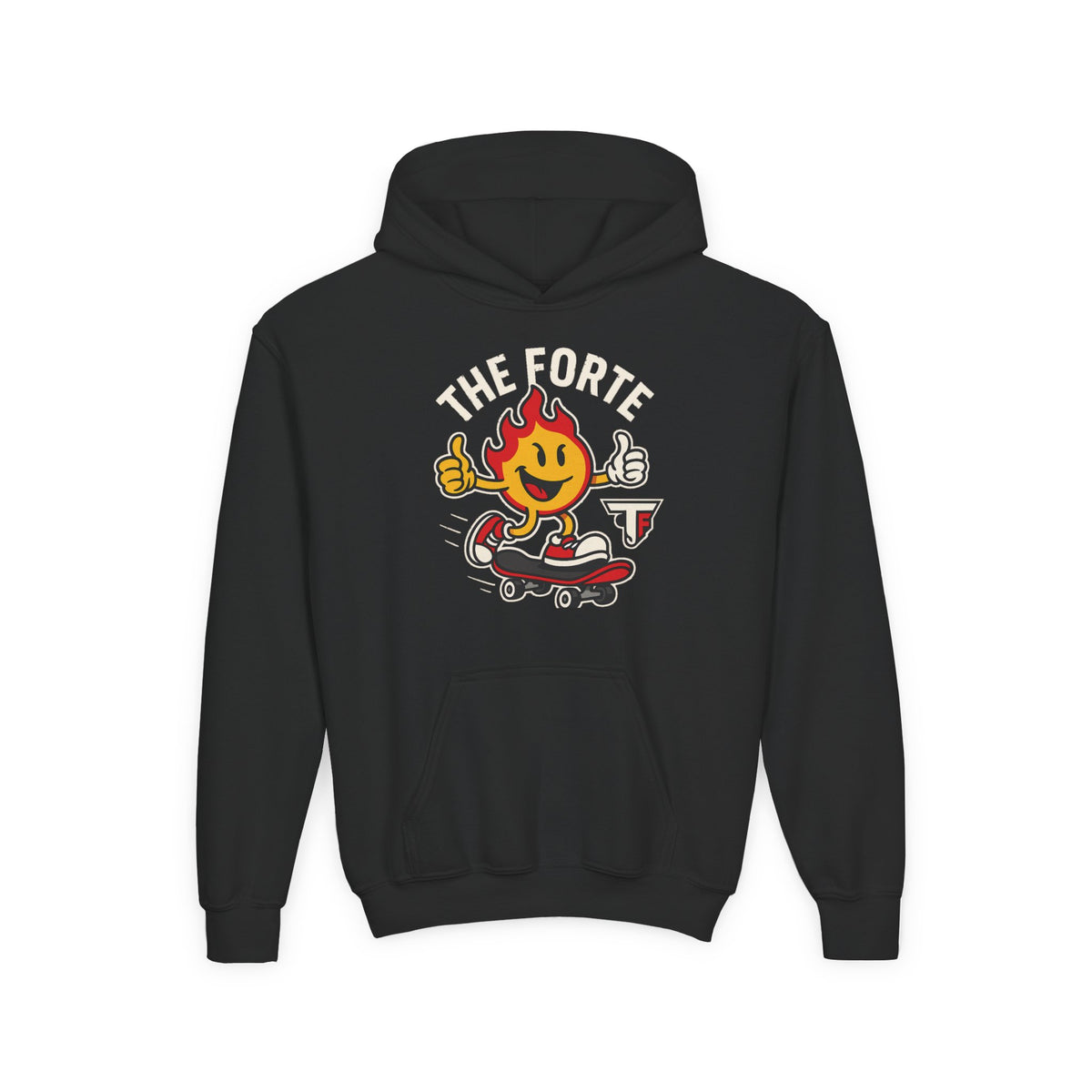 Kid Support The Forte Flame Skate Hoodie