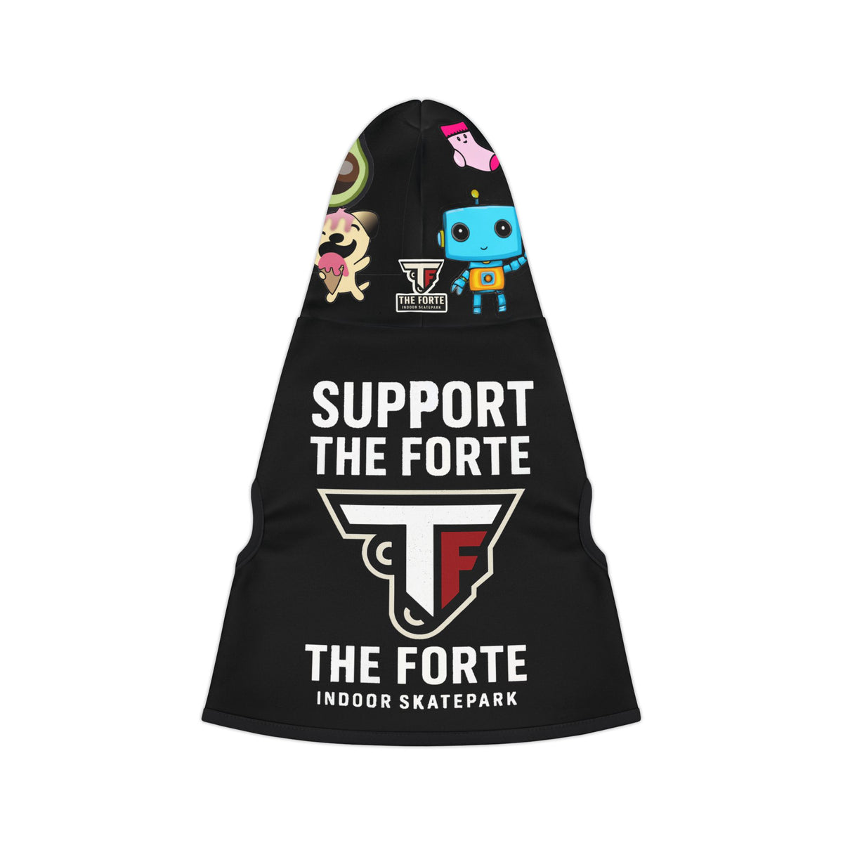 Pets that Shred, Support the Forte Dog hoodies