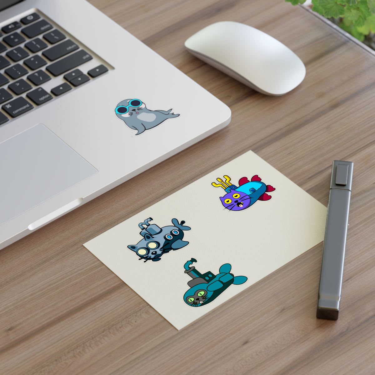 Cat Sub Sticker Sheet