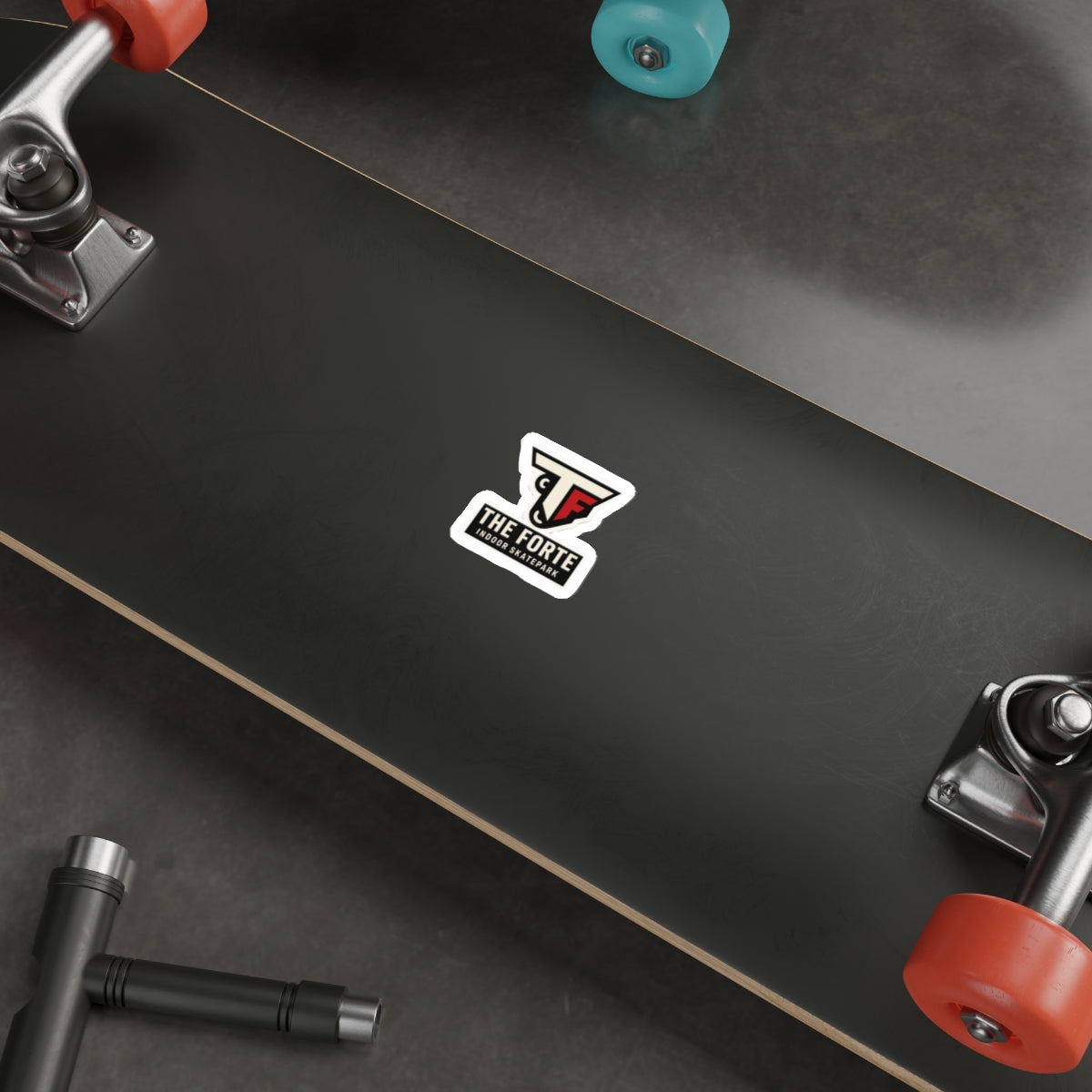 Forte Skatepark Stickers - Cool Die-Cut Decals for Skateboard Enthusiasts, Laptop & Water Bottle Decoration, Gift for Skaters, Sports [...]